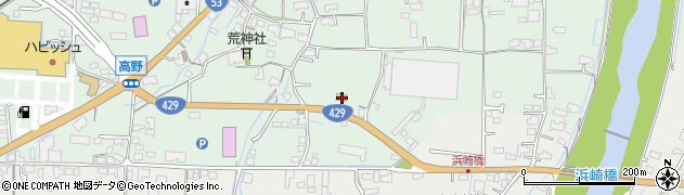 岡山県津山市高野本郷2511周辺の地図