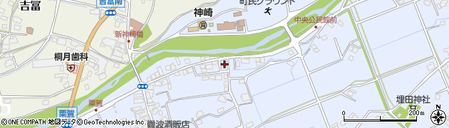兵庫県神崎郡神河町中村224周辺の地図