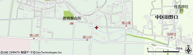 兵庫県多可郡多可町中区東山159周辺の地図