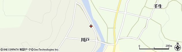 岡山県美作市川戸54周辺の地図
