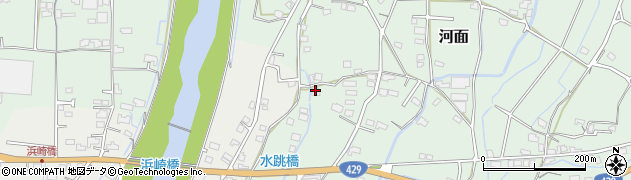 岡山県津山市河面1222周辺の地図