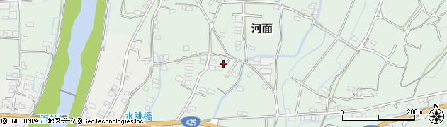 岡山県津山市河面1086周辺の地図