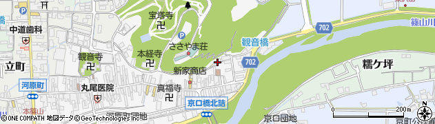 兵庫県丹波篠山市河原町327周辺の地図