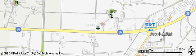 兵庫県丹波篠山市東吹825周辺の地図