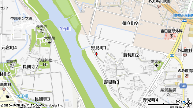 〒471-0812 愛知県豊田市野見町の地図