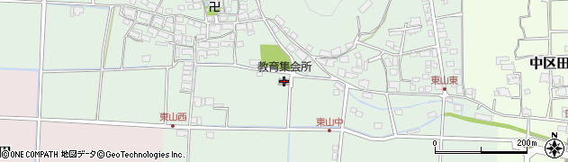 兵庫県多可郡多可町中区東山200周辺の地図