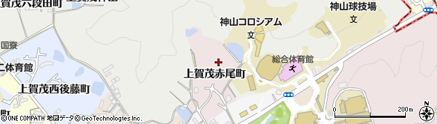 京都府京都市北区上賀茂赤尾町周辺の地図
