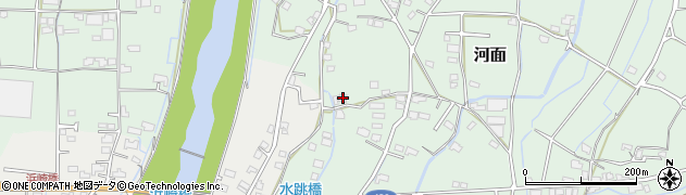 岡山県津山市河面1233周辺の地図