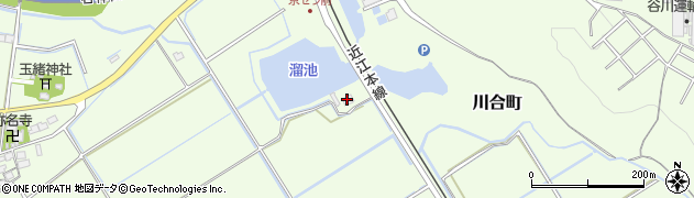 滋賀県東近江市川合町250周辺の地図