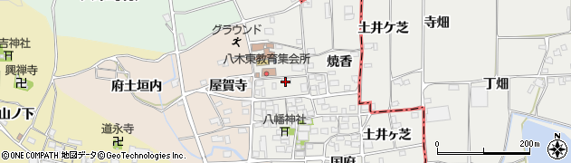 京都府南丹市八木町北屋賀（焼石）周辺の地図