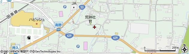 岡山県津山市高野本郷2466周辺の地図