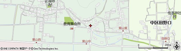 兵庫県多可郡多可町中区東山534周辺の地図