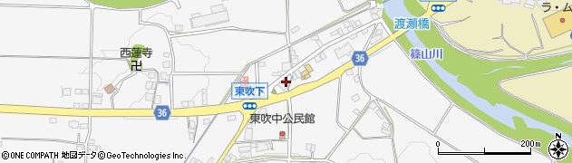 兵庫県丹波篠山市東吹933周辺の地図