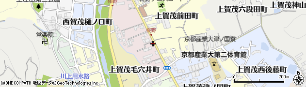 京都府京都市北区上賀茂北ノ原町25周辺の地図