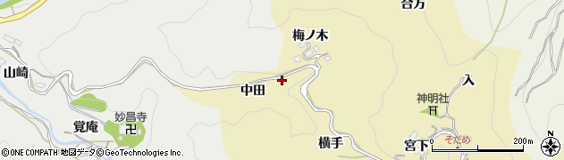 愛知県豊田市坂上町梅ノ木2周辺の地図