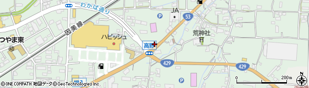 岡山県津山市高野本郷1490周辺の地図
