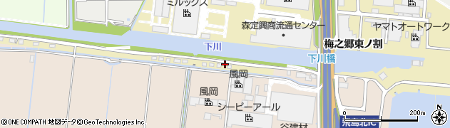 愛知県飛島村（海部郡）飛島新田番外地周辺の地図