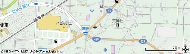 岡山県津山市高野本郷1491周辺の地図