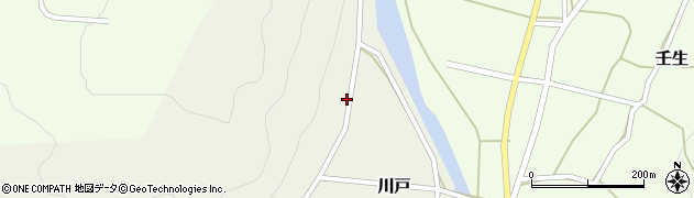 岡山県美作市川戸28周辺の地図