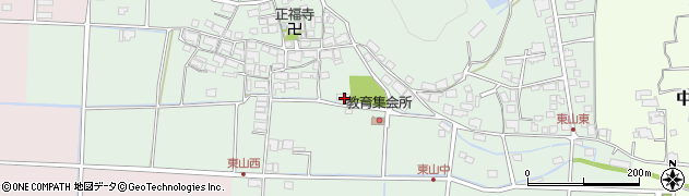 兵庫県多可郡多可町中区東山513周辺の地図