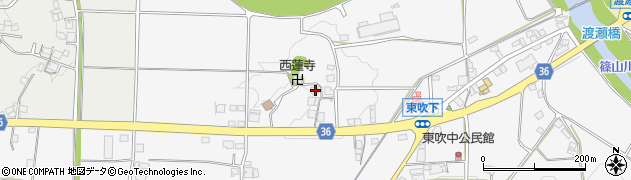 兵庫県丹波篠山市東吹832周辺の地図