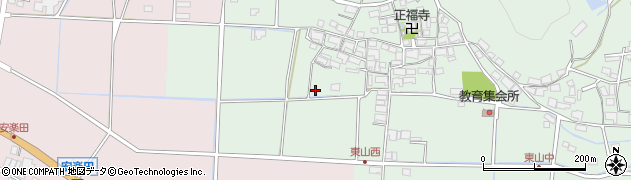 兵庫県多可郡多可町中区東山368周辺の地図