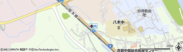 京都府南丹市八木町八木大狩代周辺の地図