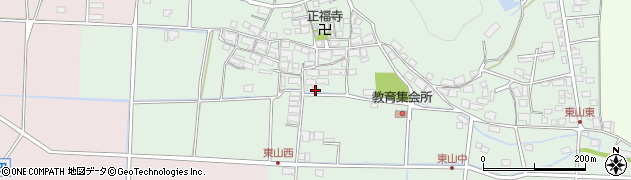 兵庫県多可郡多可町中区東山424周辺の地図