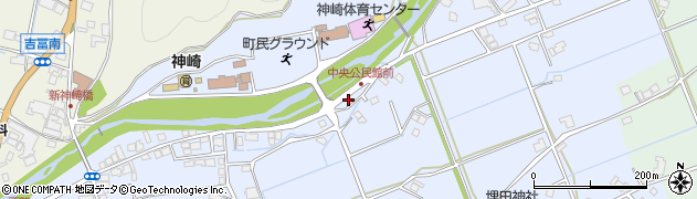 兵庫県神崎郡神河町中村233周辺の地図
