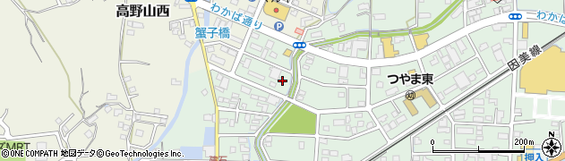 岡山県津山市高野本郷1257周辺の地図