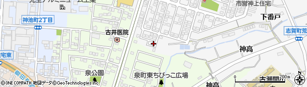 愛知県豊田市志賀町高洞6周辺の地図