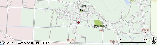 兵庫県多可郡多可町中区東山428周辺の地図