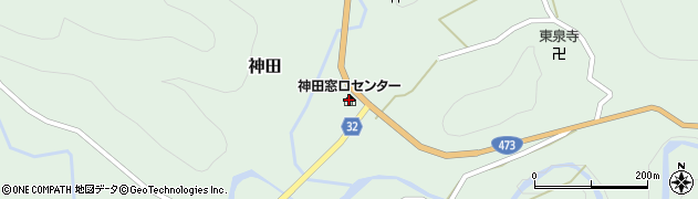 神田簡易郵便局周辺の地図