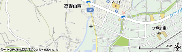 岡山県津山市高野本郷1233周辺の地図
