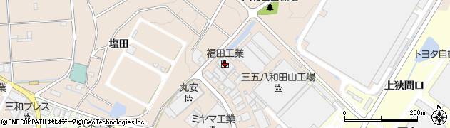 愛知県みよし市三好町八和田山周辺の地図