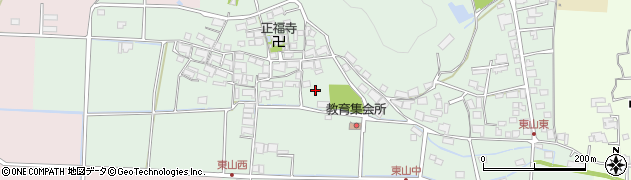 兵庫県多可郡多可町中区東山507周辺の地図