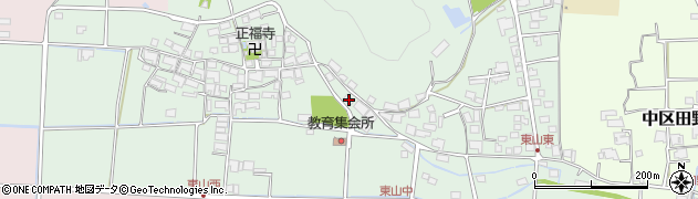兵庫県多可郡多可町中区東山524周辺の地図