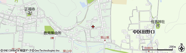 兵庫県多可郡多可町中区東山535周辺の地図