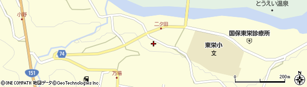 愛知県北設楽郡東栄町本郷二タ田26周辺の地図