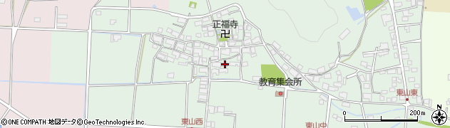 兵庫県多可郡多可町中区東山431周辺の地図