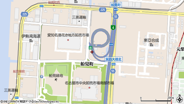 〒455-0027 愛知県名古屋市港区船見町の地図