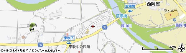 兵庫県丹波篠山市東吹1200周辺の地図