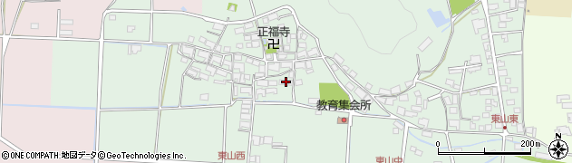 兵庫県多可郡多可町中区東山432周辺の地図