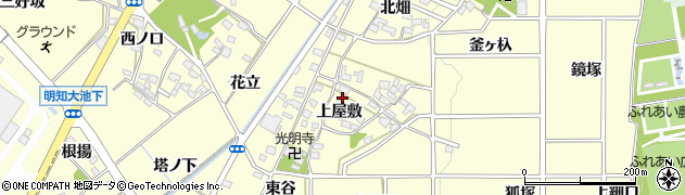 愛知県みよし市明知町上屋敷31周辺の地図
