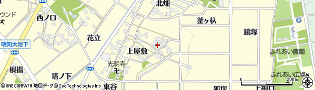 愛知県みよし市明知町上屋敷19周辺の地図
