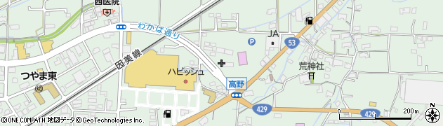 岡山県津山市高野本郷1475周辺の地図