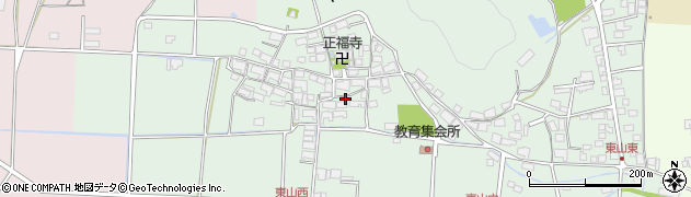 兵庫県多可郡多可町中区東山436周辺の地図