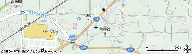 岡山県津山市高野本郷2396周辺の地図