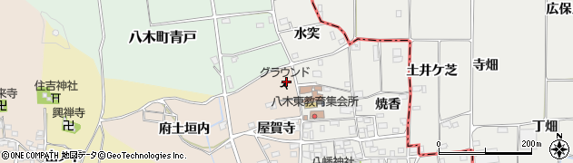 八木東公園周辺の地図