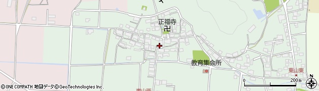 兵庫県多可郡多可町中区東山414周辺の地図